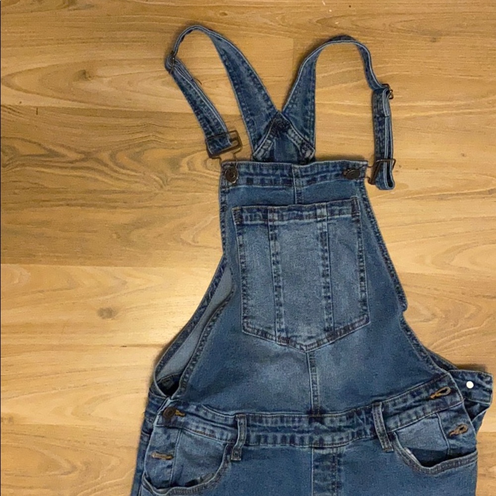 skinny jean overalls
